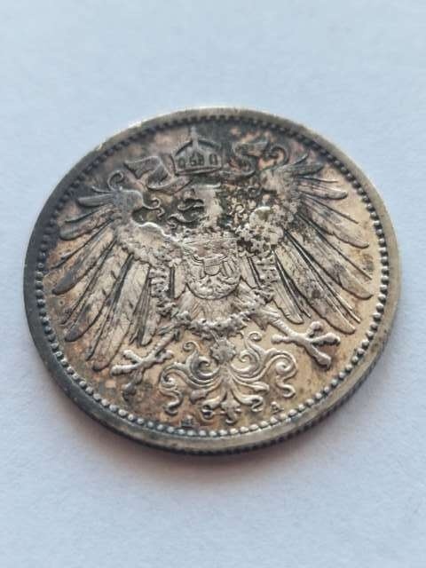 Niemcy 1 Marka Wilhelm II 1908 r A