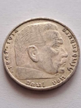 Niemcy 2 Marki Hindenburg 1938 r B
