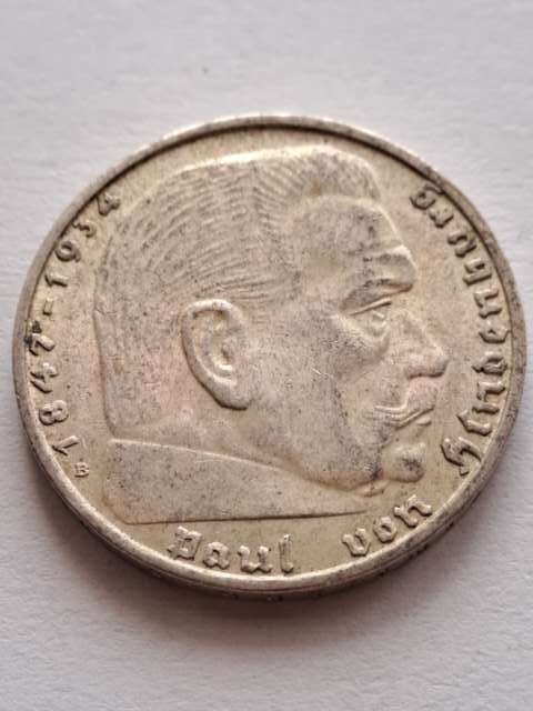 Niemcy 2 Marki Hindenburg 1938 r B