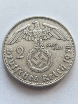 Niemcy 2 Marki Hindenburg 1938 r B