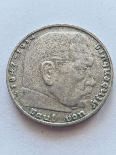 Niemcy 2 Marki Hindenburg 1938 r D