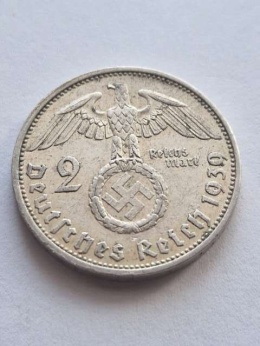 Niemcy 2 Marki Hindenburg 1939 r A