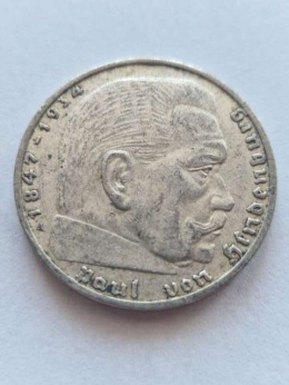 Niemcy 2 Marki Hindenburg 1939 r A