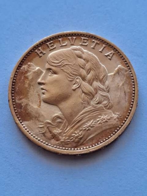 Szwajcaria 20 Franków 1927 r B