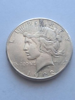 USA Dollar Peace 1922 r S