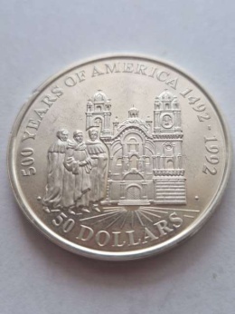 Wyspy Cooka 50 dolarów 1991 r