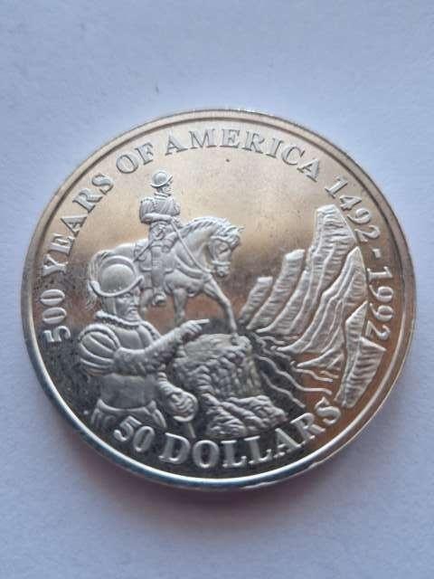 Wyspy Cooka 50 dolarów 1992 r