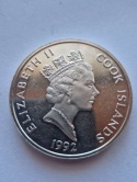 Wyspy Cooka 50 dolarów 1992 r