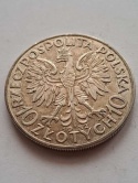 10 zł Głowa Kobiety 1932 r bez znaku