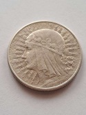 10 zł Głowa Kobiety 1932 r bez znaku