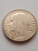 10 zł Głowa Kobiety 1932 r znak
