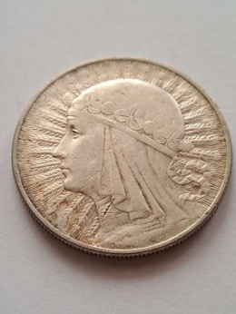 10 zł Głowa Kobiety 1932 r znak