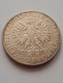 10 zł Głowa Kobiety 1932 r znak