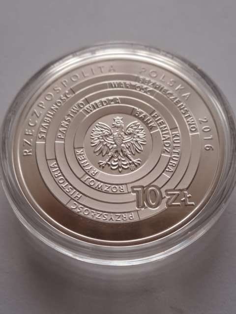 10 zł Centrum Pieniądza NBP 2016 r