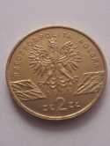 2 zł Wilk 1999 r