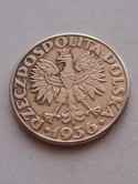 2 zł Żaglowiec 1936 r
