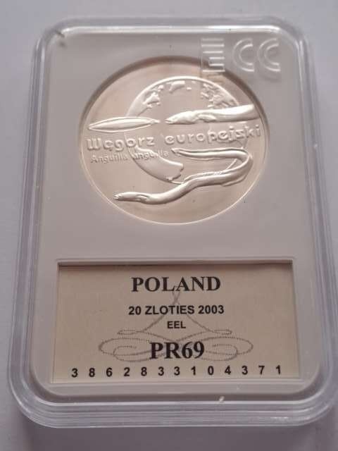 20 zł Węgorz Europejski 2003 r