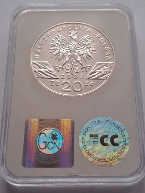 20 zł Węgorz Europejski 2003 r