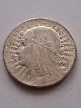 5 zł Głowa Kobiety 1933 r