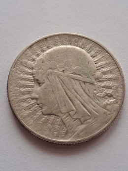 5 zł Głowa Kobiety 1934 r