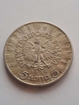 5 zł Józef Piłsudski 1934 r
