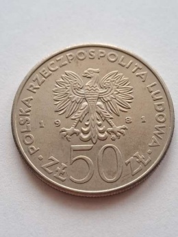 50 zł Światowy Dzień Żywności 1981 r