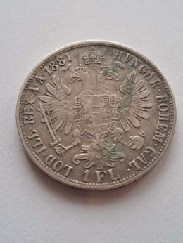Austria 1 Floren Franciszek Józef I 1881 r