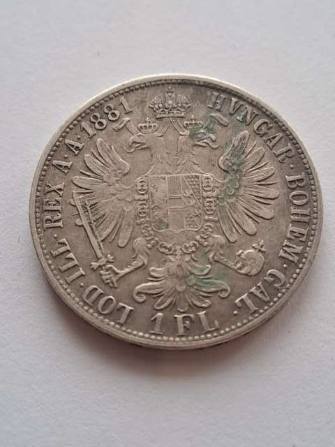 Austria 1 Floren Franciszek Józef I 1881 r