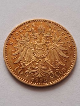 Austria 10 Koron 1905 r