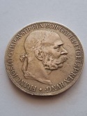 Austria 5 Koron Franciszek Józef I 1900 r