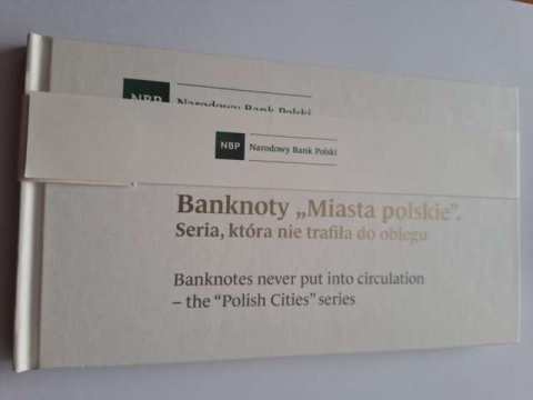 Banknoty Miasta polskie od 500 zl do 1 zł 1990 r stan UNC