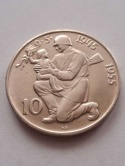 Czechosłowacja 10 Koron 1945-1955 r