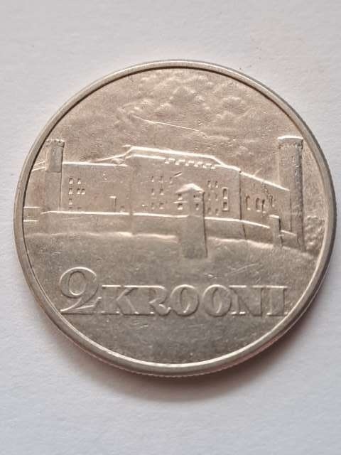 EEstonia 2 Krooni Zamek Toompea 1930 r