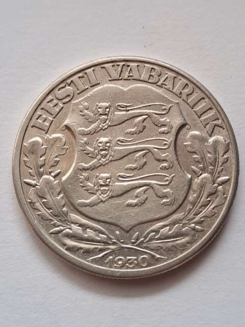 EEstonia 2 Krooni Zamek Toompea 1930 r