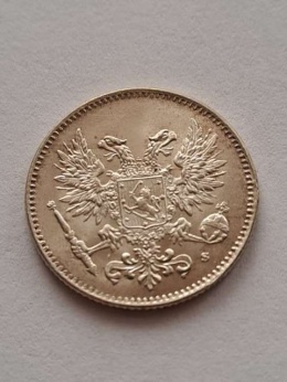 Finlandia 50 Pennia Mikołaj II 1917 r