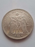 Francja 5 Franków Herkules 1874 r