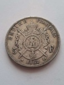 Francja 5 Franków Napoleon III 1868 r