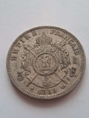 Francja 5 Franków Napoleon III 1869 r