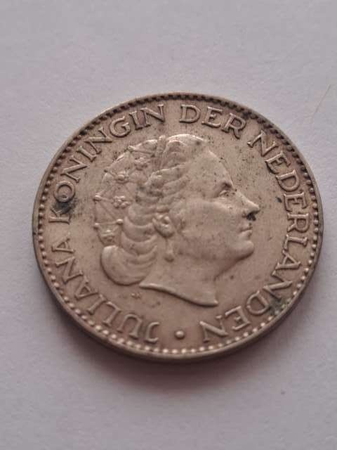 Holandia 1 Gulden Juliana 1956 r