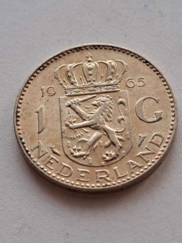 Holandia 1 Gulden Juliana 1965 r