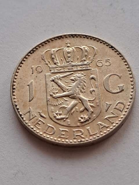 Holandia 1 Gulden Juliana 1965 r