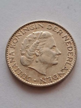 Holandia 1 Gulden Juliana 1965 r