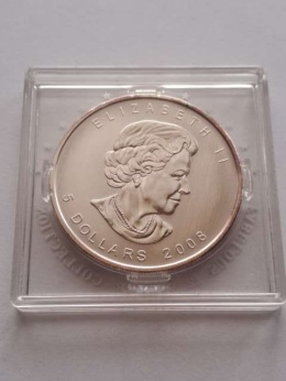 Kanada 5 Dolarów Liść 2008 r
