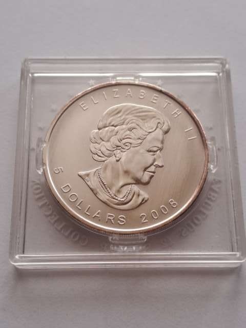 Kanada 5 Dolarów Liść 2008 r