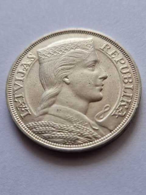 Łotwa 5 Łatów 1931 r