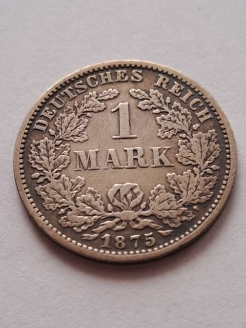 Niemcy 1 Marka Wilhelm I 1875 r F