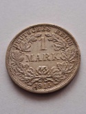 Niemcy 1 Marka Wilhelm II 1915 r F