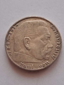 Niemcy 2 Marki Hindenburg 1938 r A