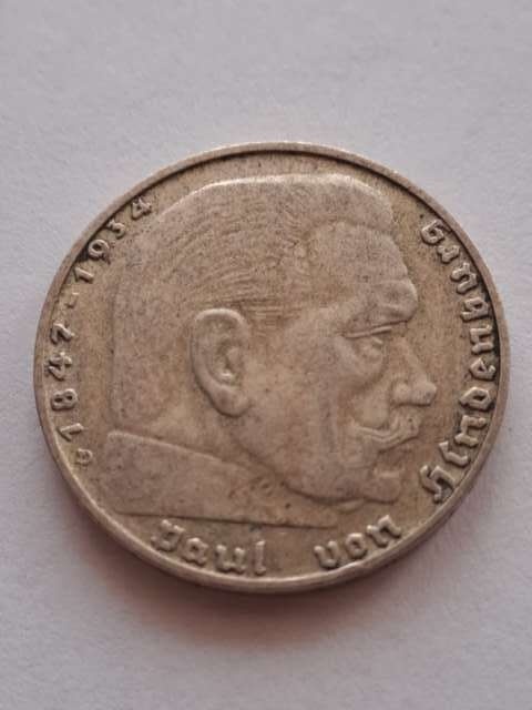 Niemcy 2 Marki Hindenburg 1938 r D