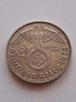 Niemcy 2 Marki Hindenburg 1938 r D